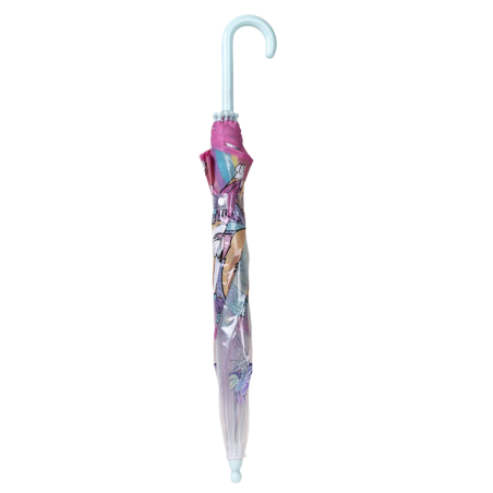 Paraguas Manual Poe Burbuja Patrulla Canina Skye Y Everest