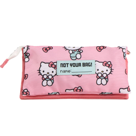 Estuche Portatodo 3 Compartimentos Hello Kitty