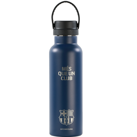 Botella Termo FC Barcelona Azul 600 Ml De Safta