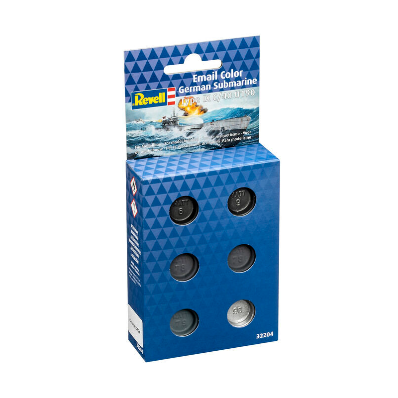 Set Colores Submarino Alemán 6 uds 14 ml Revell