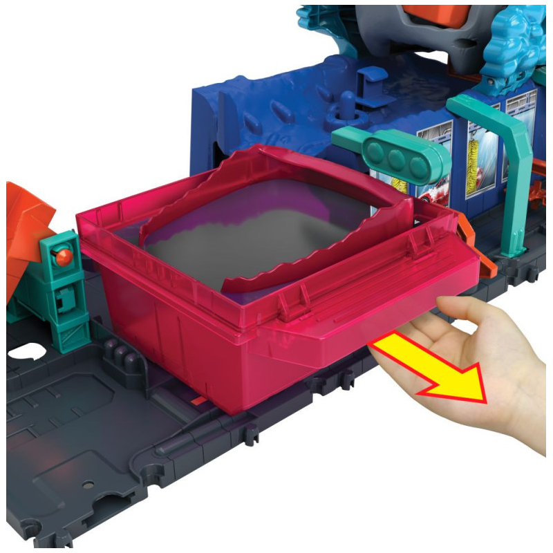 Hot Wheels City Túnel de Lavado con Tiburón