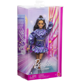 Barbie Deluxe Style Nº 7 Ropa Azul Metal