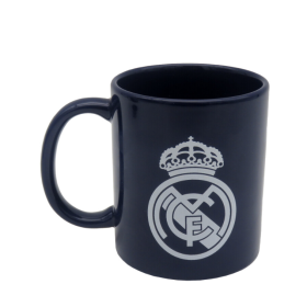 Taza Cerámica Real Madrid Azul Con Escudo De C Y P Brands