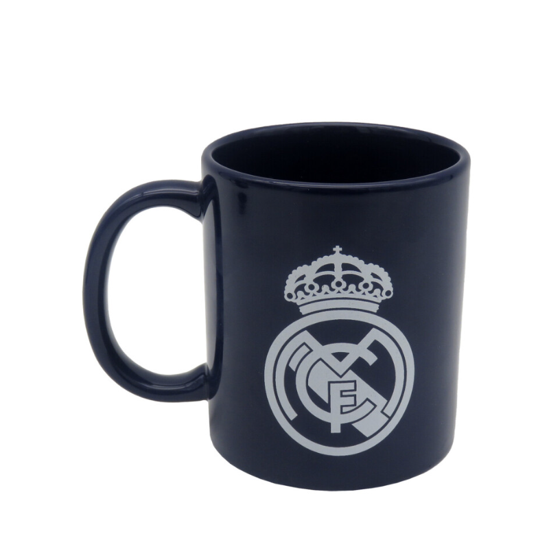 Taza Cerámica Real Madrid Azul Con Escudo De C Y P Brands