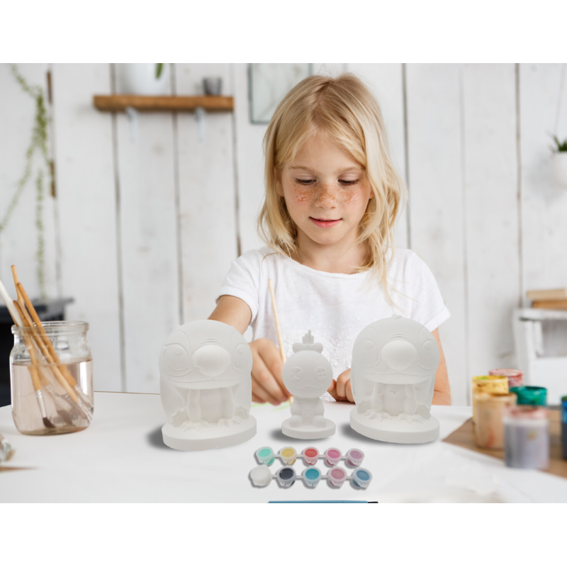 Stitch 3 Figuras De Escayola Para Pintar