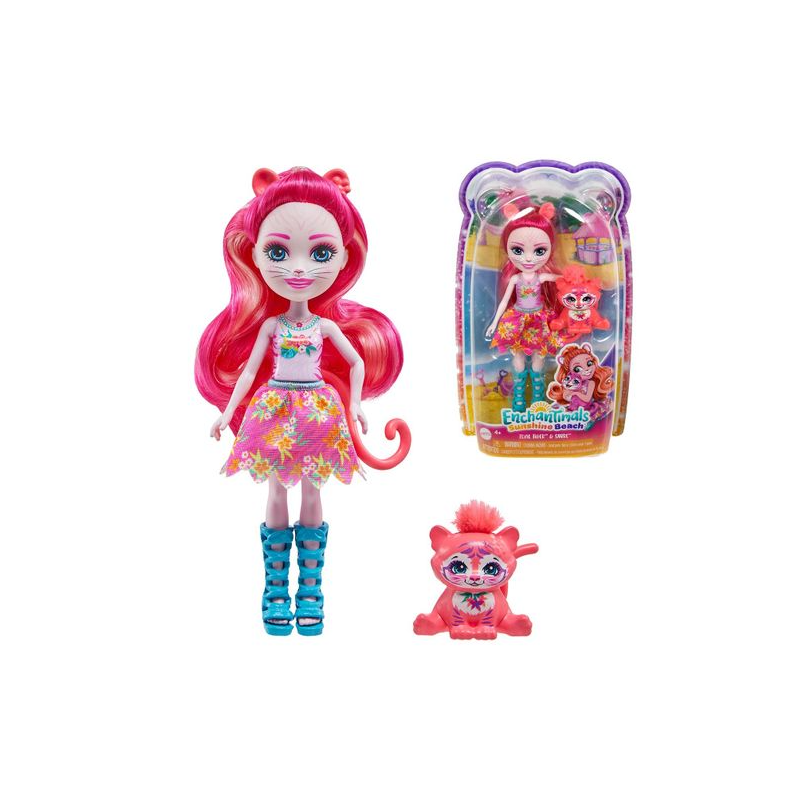 Muñeca Enchantimals Tigre Y Mascota