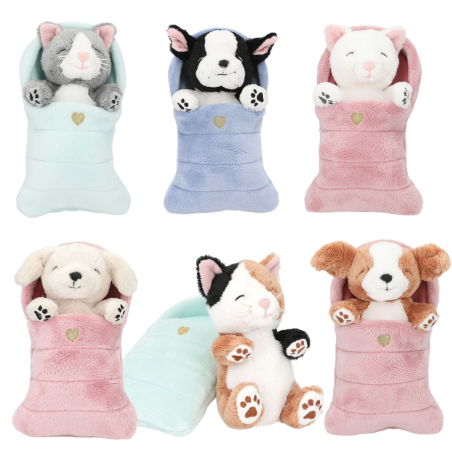 Top Model Peluche Perro/Gato Saco Dormir Surtido