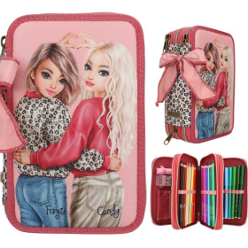Top Model Estuche Triple Leoheart