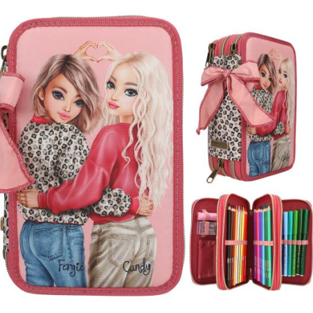 Top Model Estuche Triple Leoheart