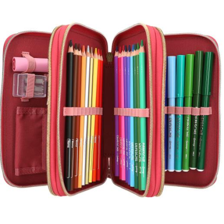 Top Model Estuche Triple Leoheart