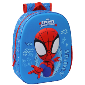 Mochila Infantil Spidey 3D 33 cm