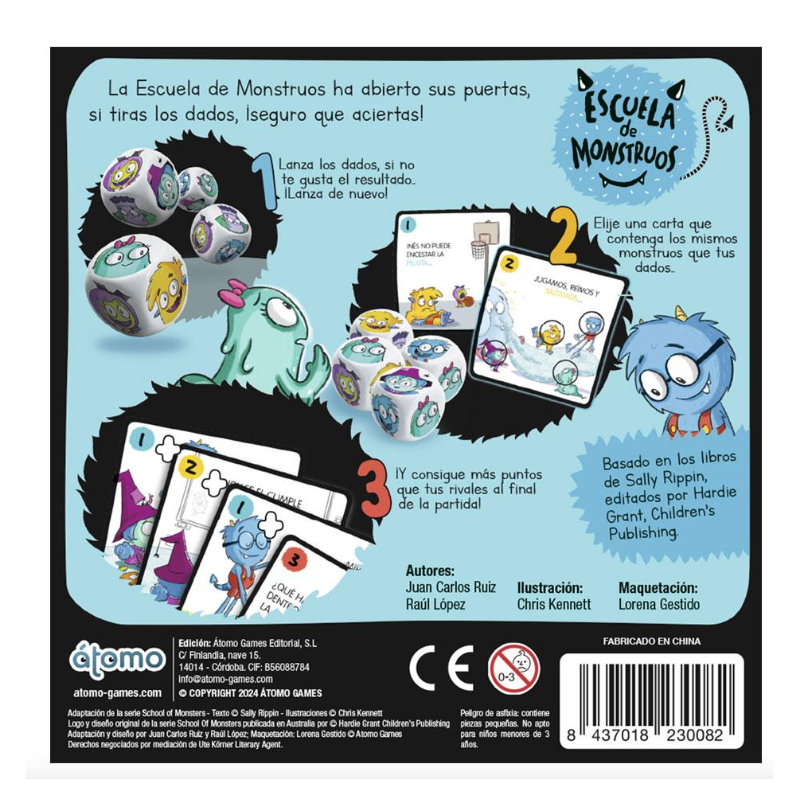 Escuela De Monstruos Juegos De Mesa