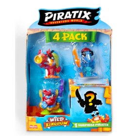 Piratix Wild Kingdom Pack 4 Figuras Surtido 2