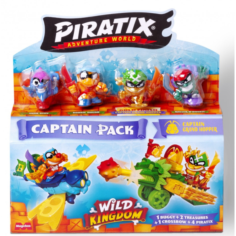 Piratix Wild Kingdom Captain Pack Surtido