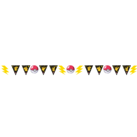 Banderín Letras Pokemon Happy Birthday De Fiesta Y Cumpleaños