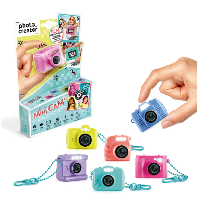 Mini Cámara Digital Surtido 6 Colores