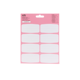 Etiquetas Adhesivas Color Rosa De Grupo Erik