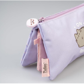 Estuche Triple Pusheen Moments Morado De Grupo Erik 2