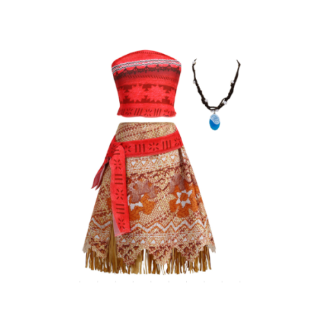 Disfraz Moana Talla 3-4 Años De Ataa