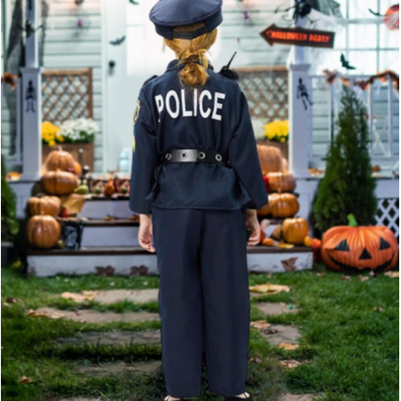 Disfraz Policía Con Accesorios Talla 6-7 Años