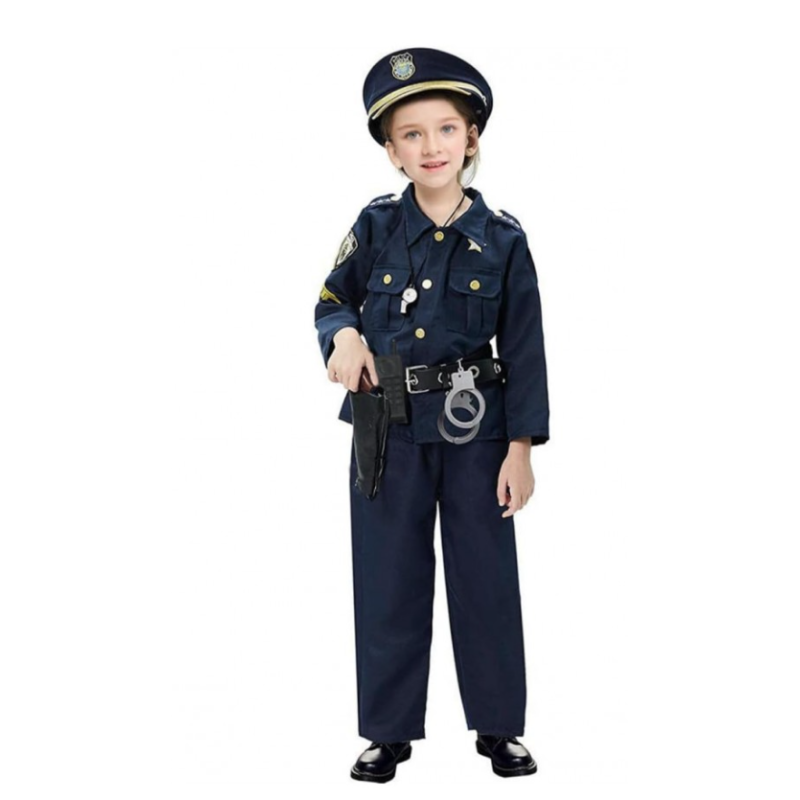Disfraz Policía Con Accesorios Talla 8-9 Años