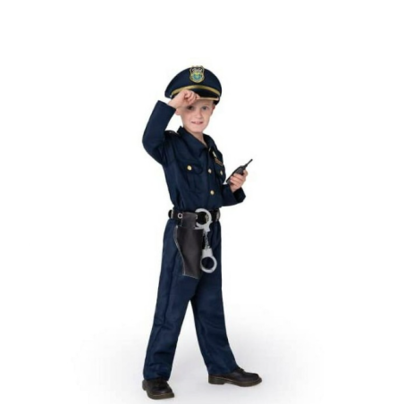 Disfraz Policía Con Accesorios Talla 10-12 Años