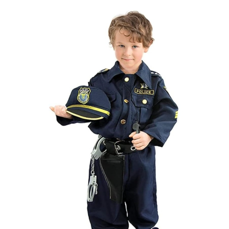 Disfraz Policía Con Accesorios Talla 10-12 Años