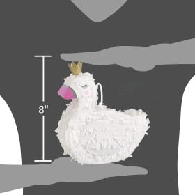 Mini Piñata Cisne Papel 2