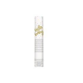 Cañón De Confeti Rosa Hello Baby 2