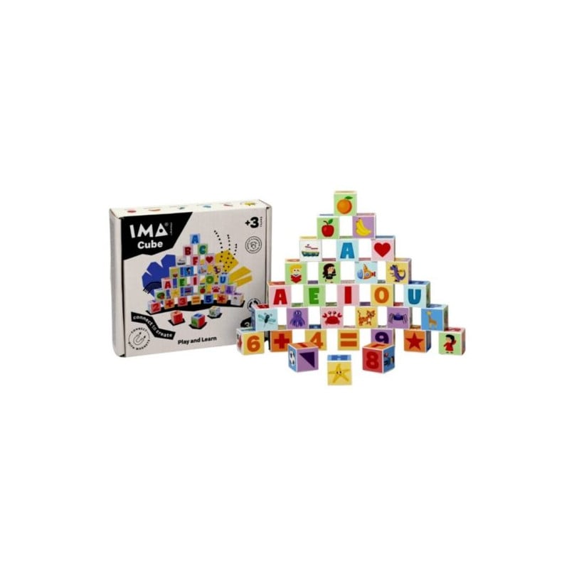 Imanix Ima Cube It Letras 36Pcs