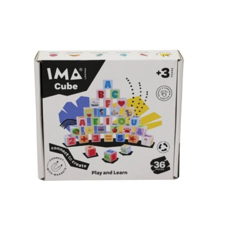 Imanix Ima Cube It Letras 36Pcs