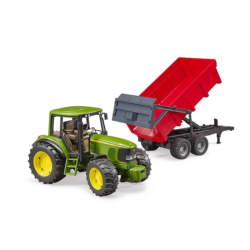 John Deere 6920 Con Remolque Volquete De Bruder