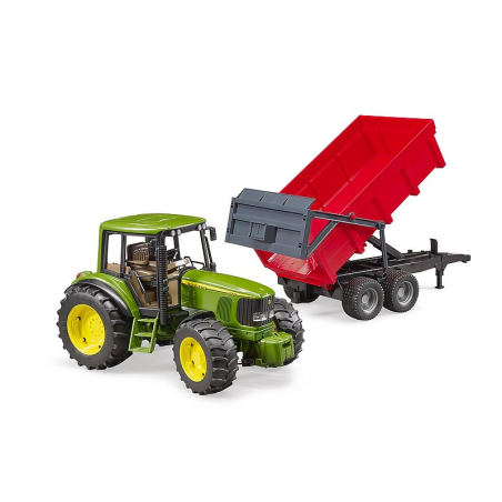 John Deere 6920 Con Remolque Volquete De Bruder