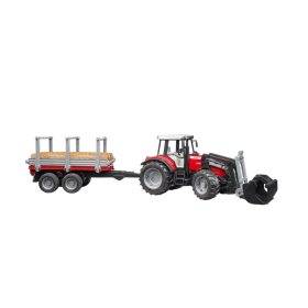Massey Ferguson 7480 Con Pala Frontal De Bruder