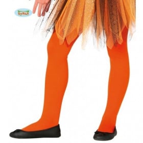 Pantys Infantiles Naranjas 5-9 Años