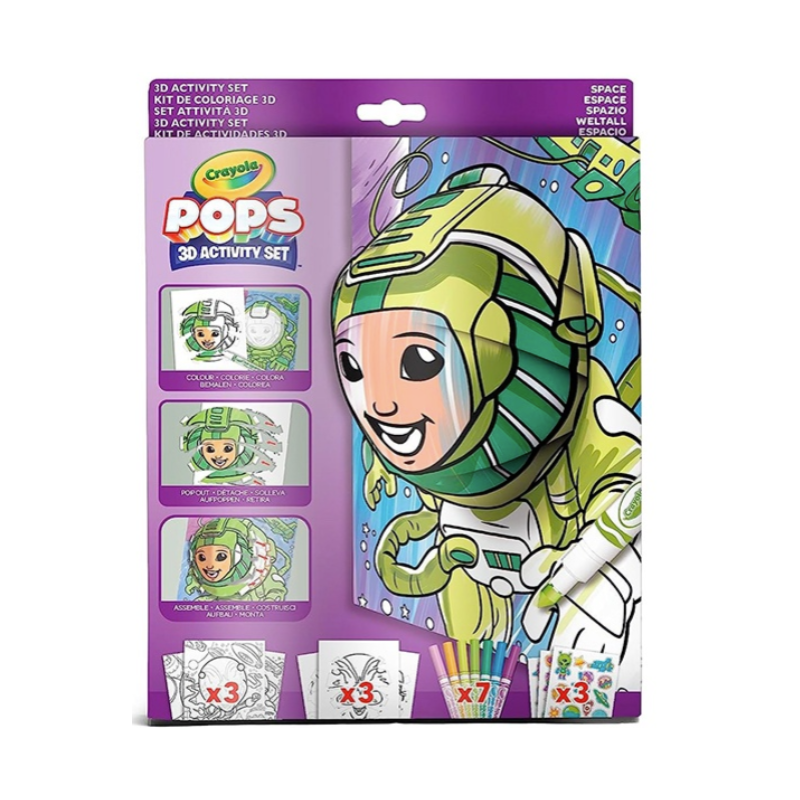 Set Actividades Pops Espacio Crayola