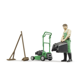 Jardinero Cortacésped Y Herramientas De Bruder 2
