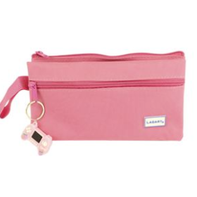 Portatodo Plano 3 Bolsillos Con Llavero Surtido