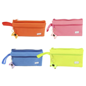 Portatodo Plano 3 Bolsillos Con Llavero Surtido 2