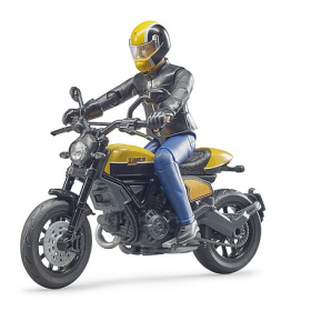 Moto Ducati Con Piloto De Bruder