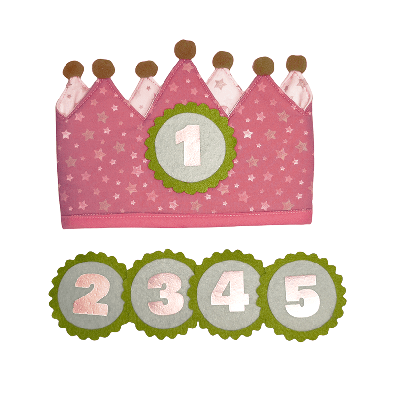 Corona Cumpleaños Star Rosa De The Dida