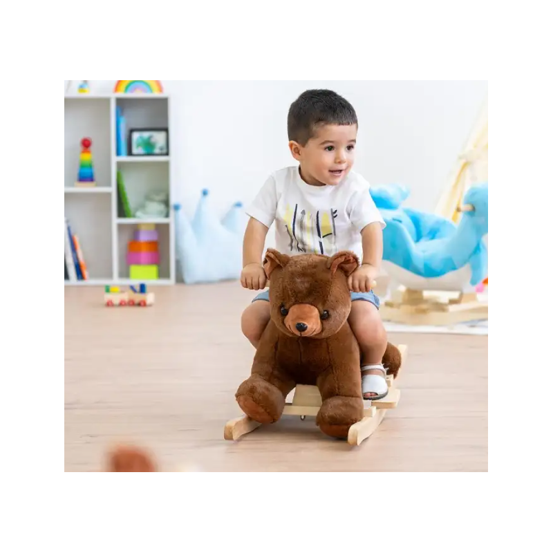 Balancín De Madera Osito