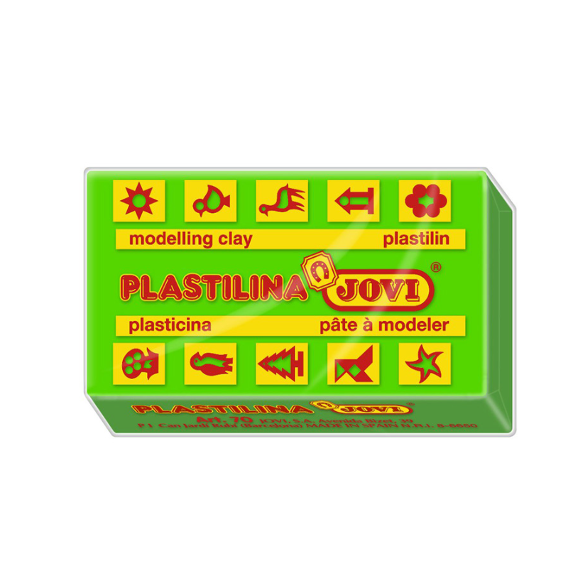 Plastilina Verde 50 Gr De Jovi