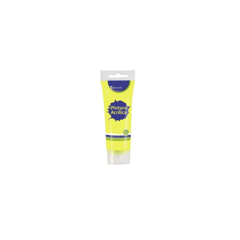 Pintura Acrílica 75 ml Amarillo Bismark