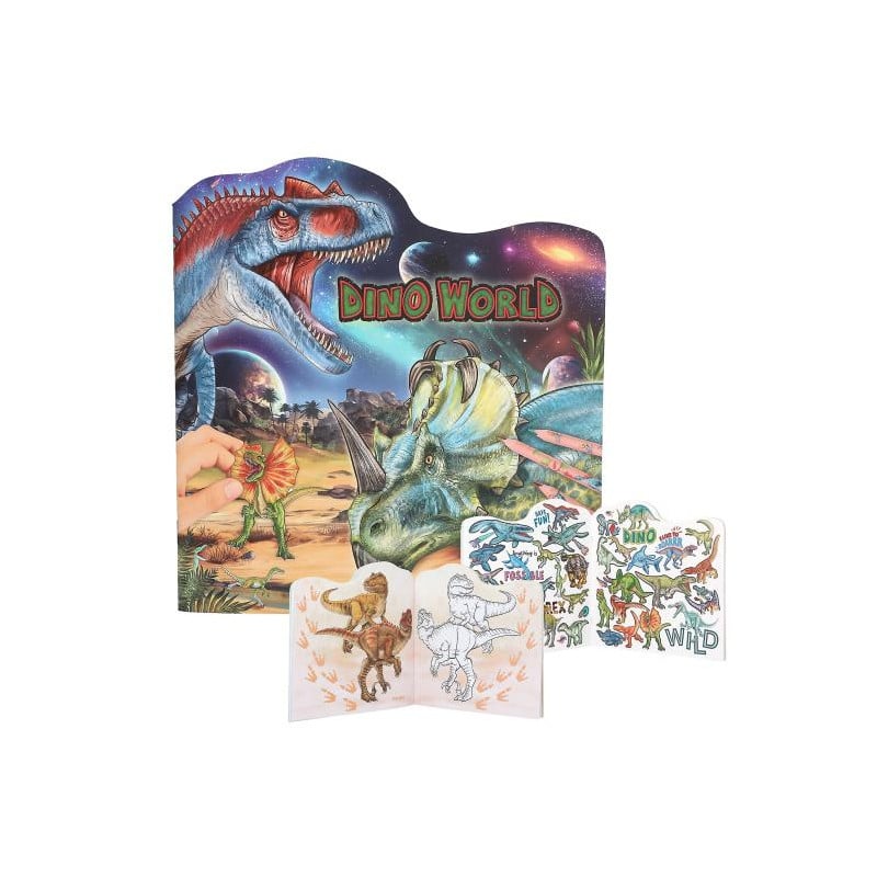 Dino World Libro De Colorear