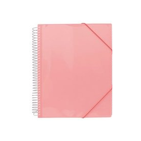 Carpeta Espiral 40 Fundas Pastel Bismark Surtido