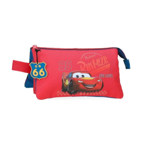 Estuche Tres Compartimentos Cars Lets Race De Joumma