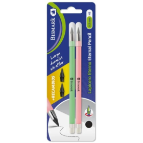 Pack 2 Lapiceros Eternal con 2 Recambios Bismark Surtido