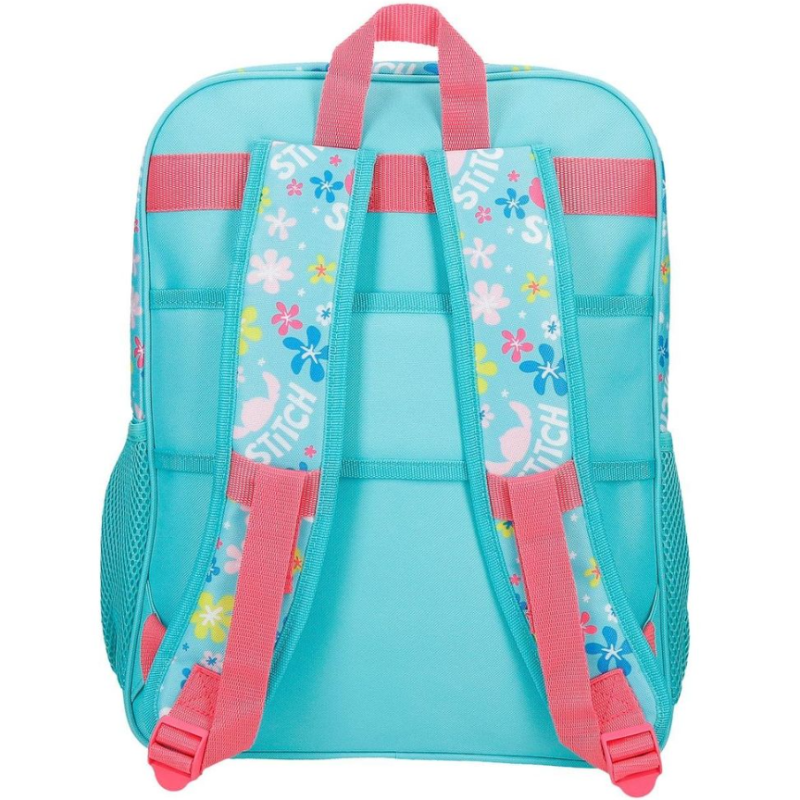 Mochila Doble Compartimento Stitch Aloha