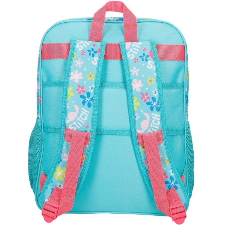 Mochila Doble Compartimento Stitch Aloha